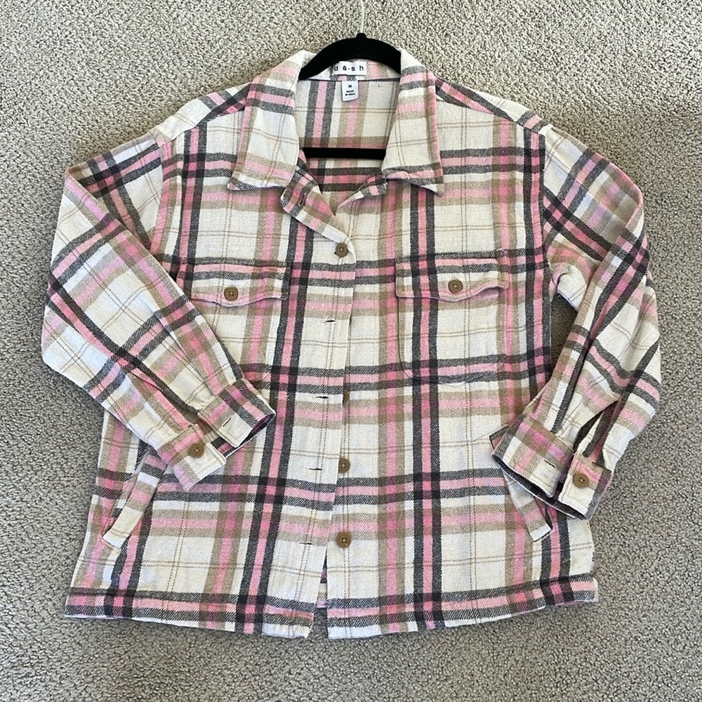 Flannel button up jacket/shirt